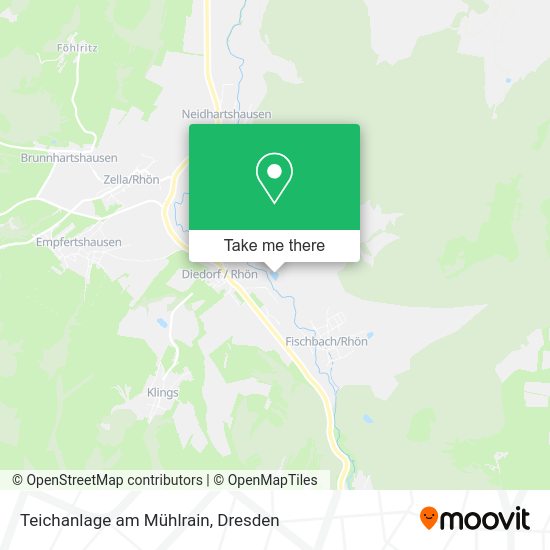 Карта Teichanlage am Mühlrain