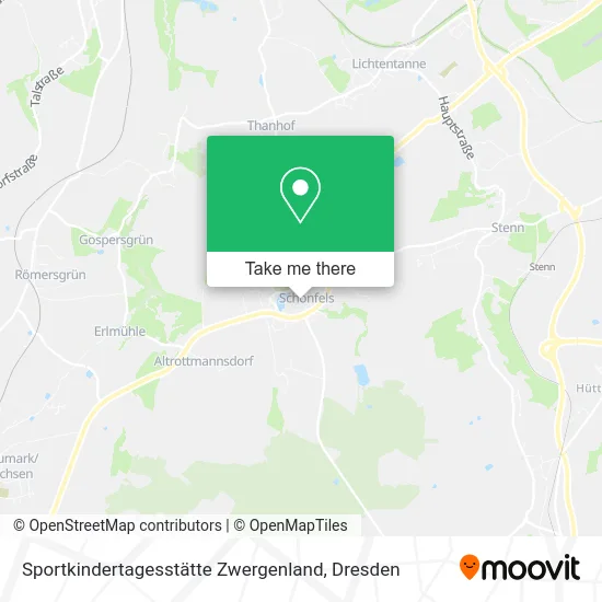 Карта Sportkindertagesstätte Zwergenland