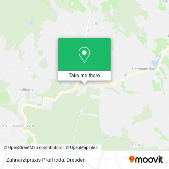 Карта Zahnarztpraxis Pfaffroda