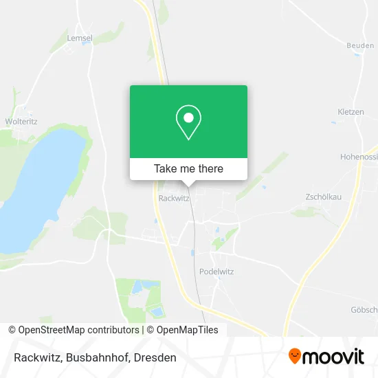 Карта Rackwitz, Busbahnhof