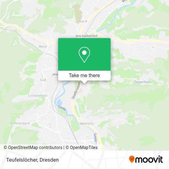 Карта Teufelslöcher