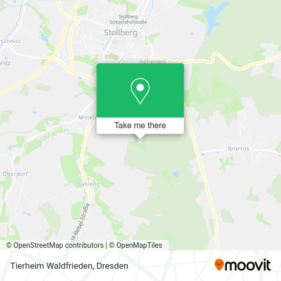 Карта Tierheim Waldfrieden