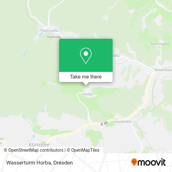 Wasserturm Horba map