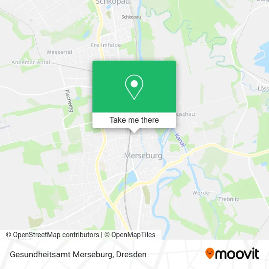 Карта Gesundheitsamt Merseburg