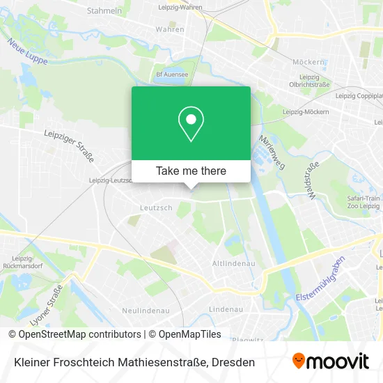 Карта Kleiner Froschteich Mathiesenstraße