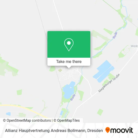 Карта Allianz Hauptvertretung Andreas Bollmann