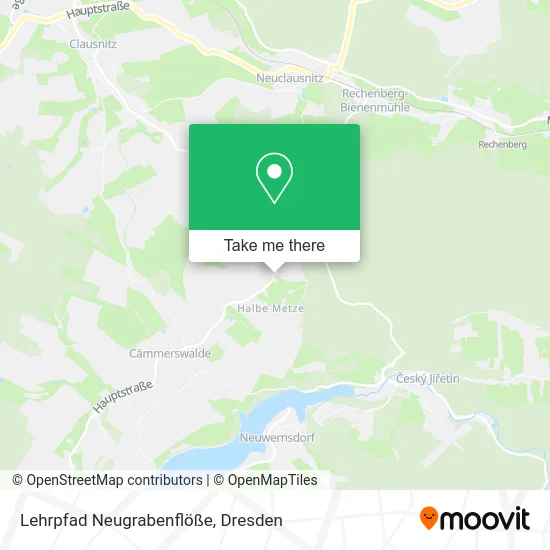 Карта Lehrpfad Neugrabenflöße