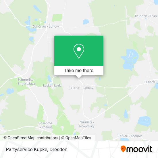 Карта Partyservice Kupke