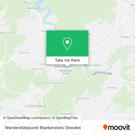 Карта Wanderstützpunkt Blankenstein