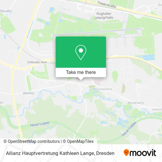 Карта Allianz Hauptvertretung Kathleen Lange