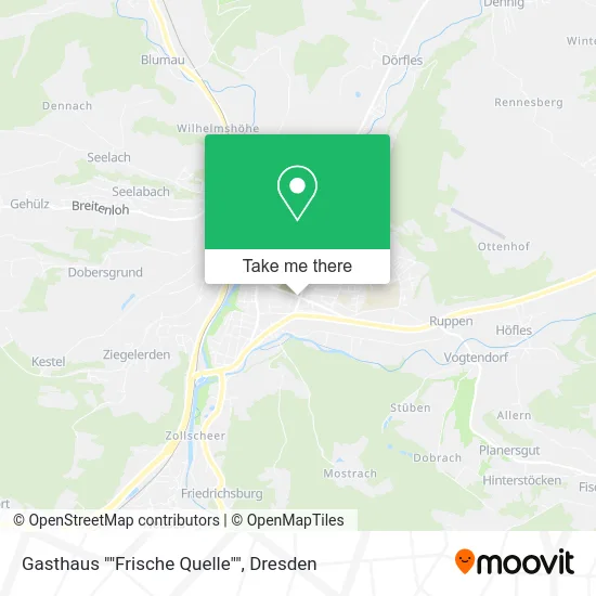 Карта Gasthaus ""Frische Quelle""