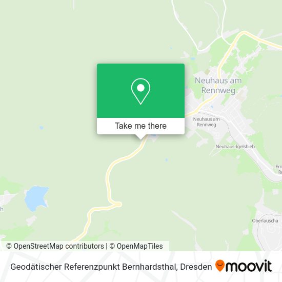 Карта Geodätischer Referenzpunkt Bernhardsthal