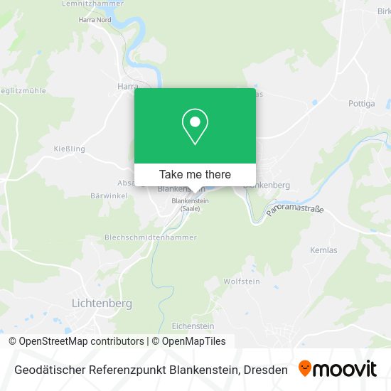 Карта Geodätischer Referenzpunkt Blankenstein