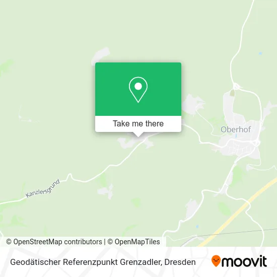 Карта Geodätischer Referenzpunkt Grenzadler