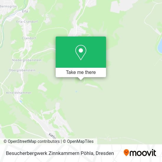 Карта Besucherbergwerk Zinnkammern Pöhla