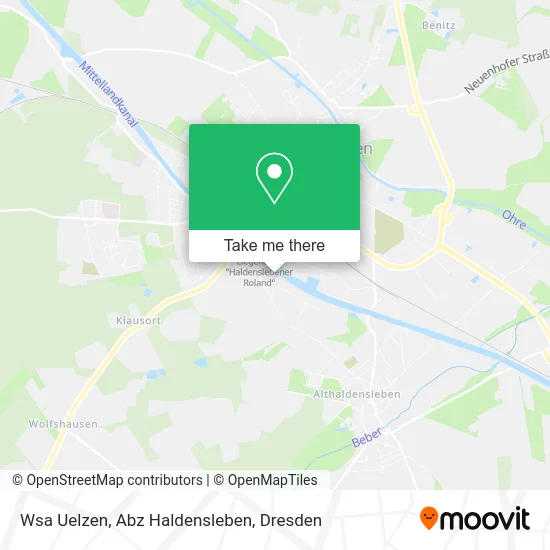 Карта Wsa Uelzen, Abz Haldensleben