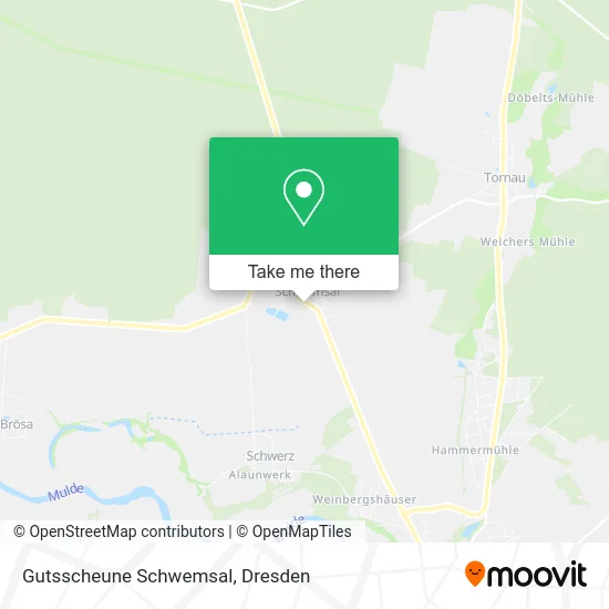 Карта Gutsscheune Schwemsal
