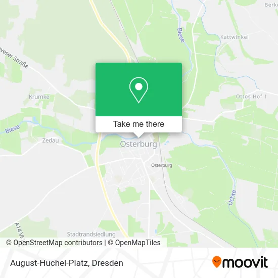 Карта August-Huchel-Platz
