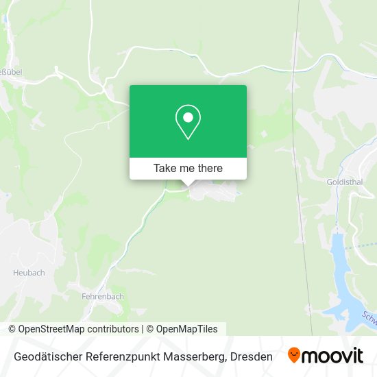 Карта Geodätischer Referenzpunkt Masserberg