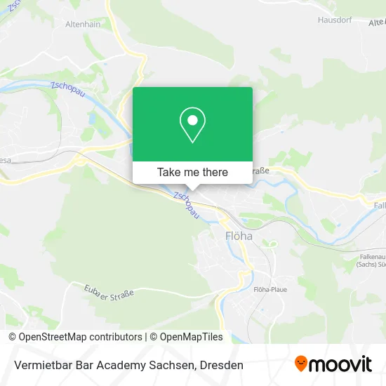 Карта Vermietbar Bar Academy Sachsen