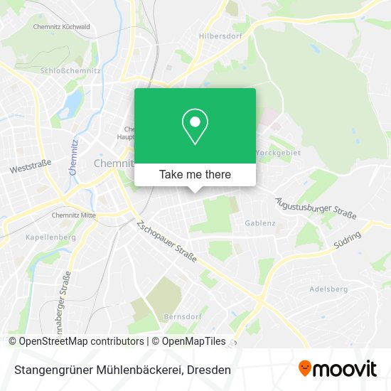Карта Stangengrüner Mühlenbäckerei