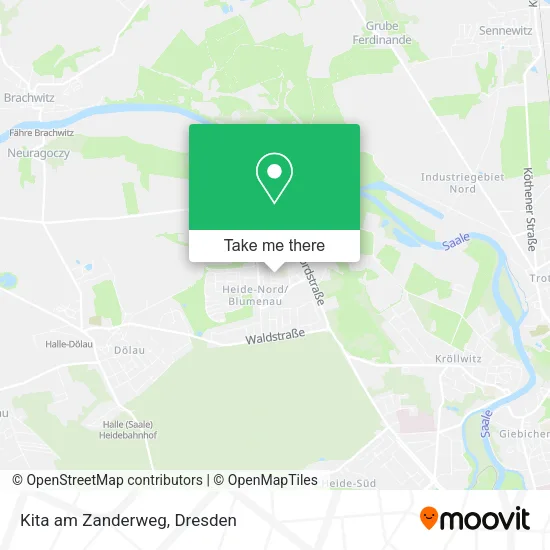 Карта Kita am Zanderweg