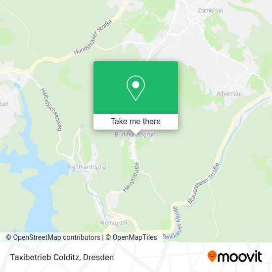 Карта Taxibetrieb Colditz