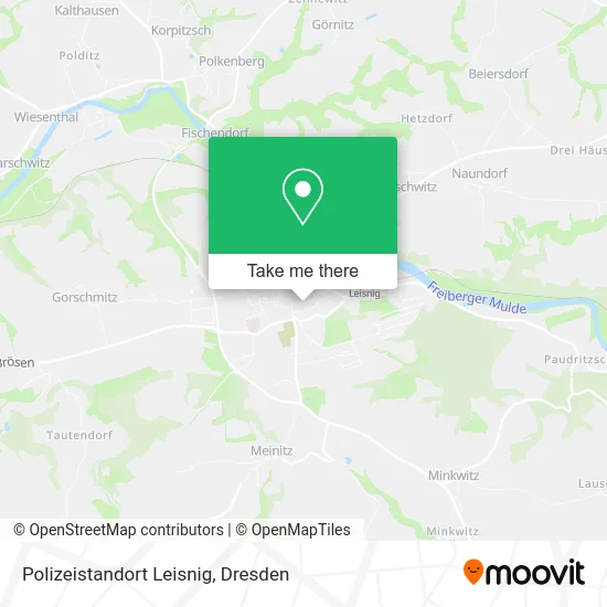 Карта Polizeistandort Leisnig