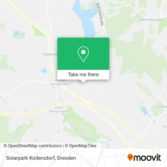 Карта Solarpark Kodersdorf