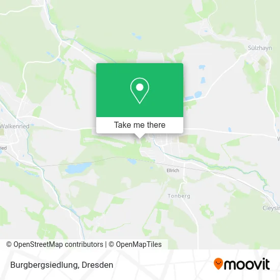 Карта Burgbergsiedlung