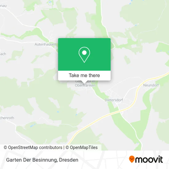 Карта Garten Der Besinnung