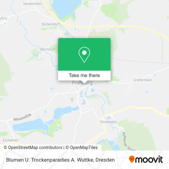 Карта Blumen U. Trockenparadies A. Wuttke