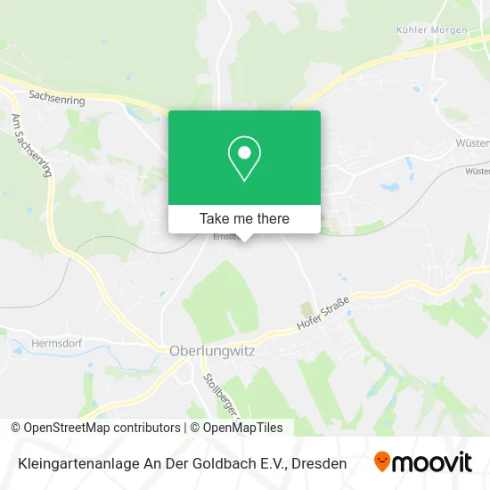 Карта Kleingartenanlage An Der Goldbach E.V.