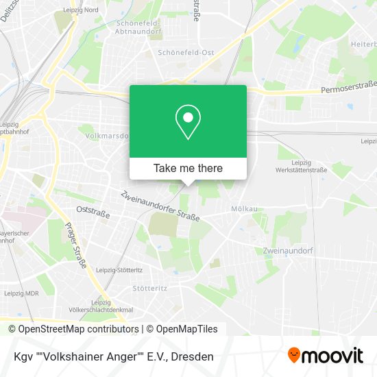 Карта Kgv ""Volkshainer Anger"" E.V.