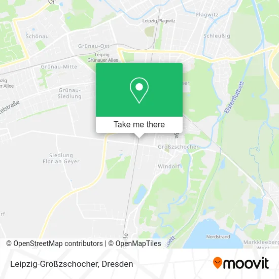Карта Leipzig-Großzschocher