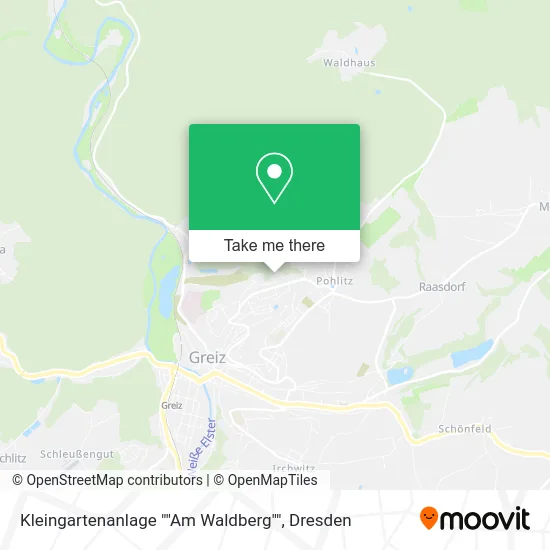 Карта Kleingartenanlage ""Am Waldberg""