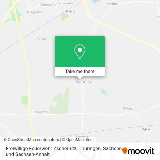 Карта Freiwillige Feuerwehr Zschernitz
