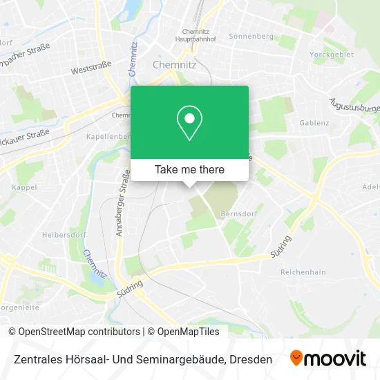 Карта Zentrales Hörsaal- Und Seminargebäude
