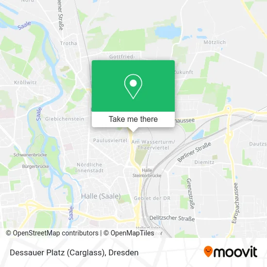 Карта Dessauer Platz (Carglass)