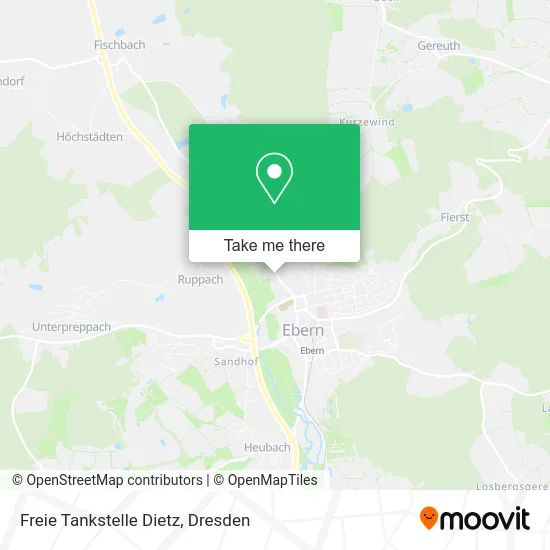 Карта Freie Tankstelle Dietz