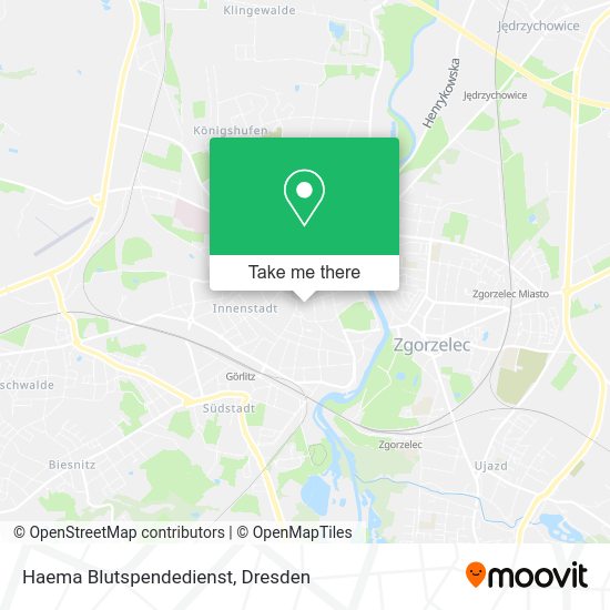 Карта Haema Blutspendedienst