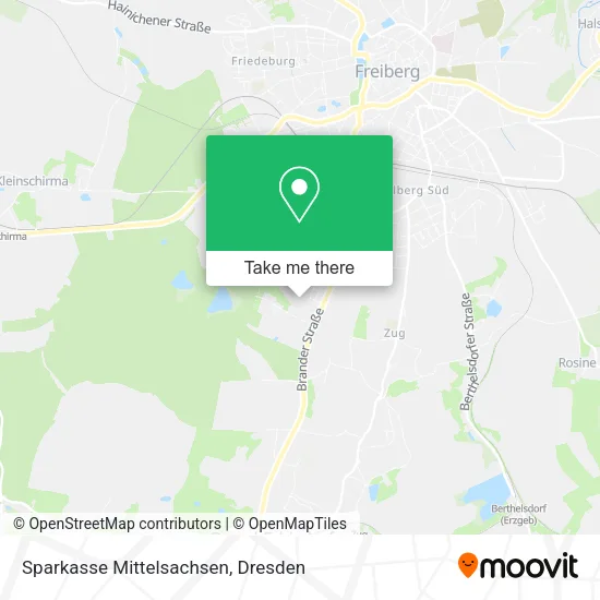 Карта Sparkasse Mittelsachsen