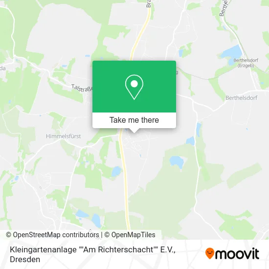 Карта Kleingartenanlage ""Am Richterschacht"" E.V.