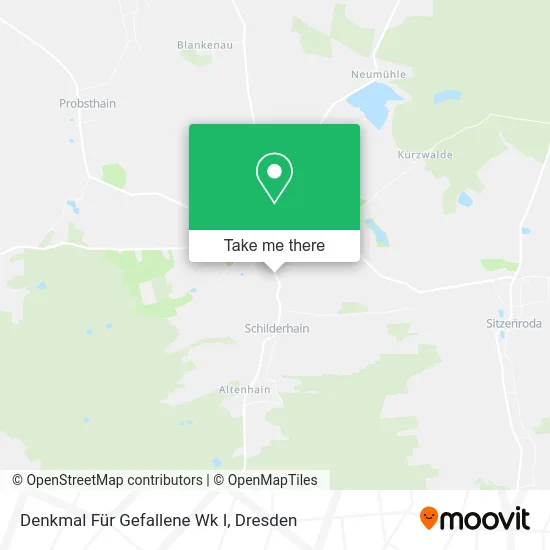 Карта Denkmal Für Gefallene Wk I