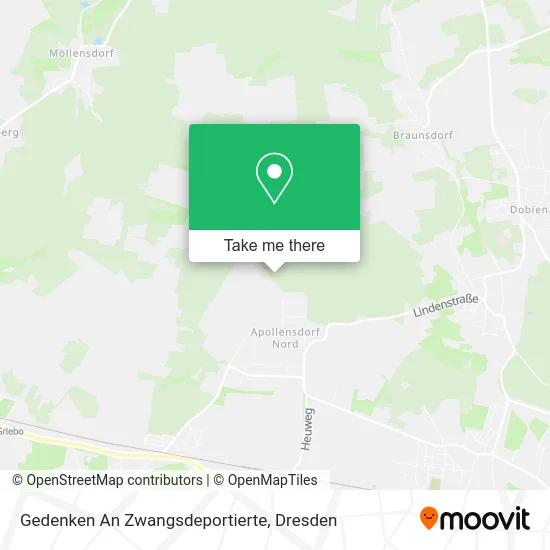Карта Gedenken An Zwangsdeportierte