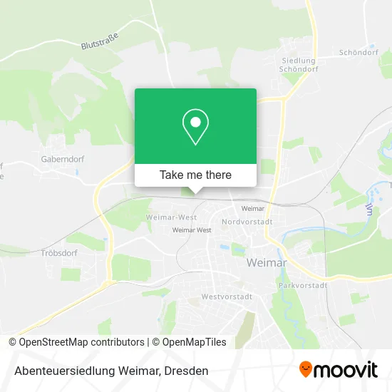 Карта Abenteuersiedlung Weimar