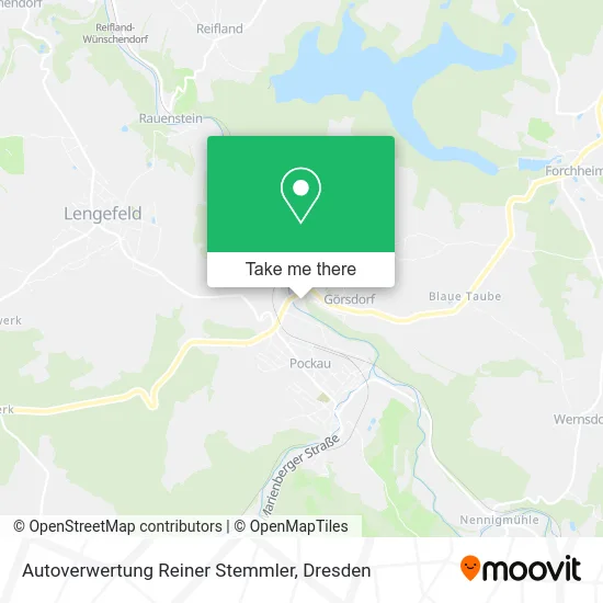 Карта Autoverwertung Reiner Stemmler