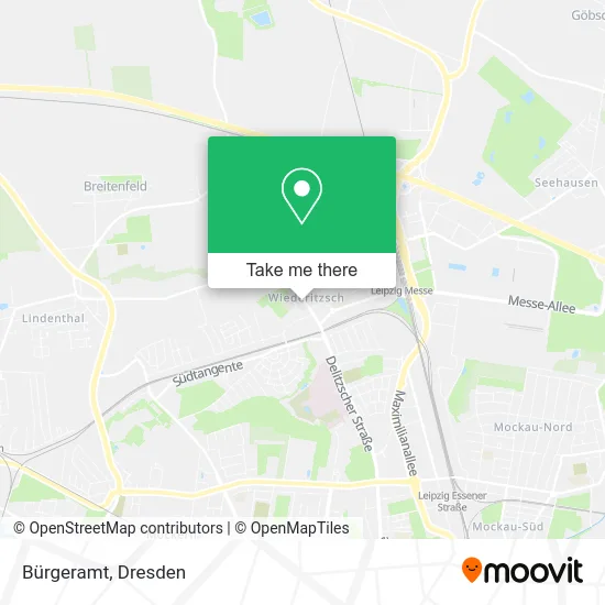 Карта Bürgeramt