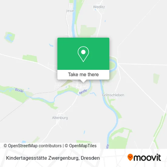 Карта Kindertagesstätte Zwergenburg