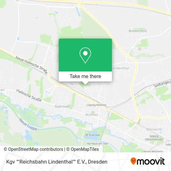 Карта Kgv ""Reichsbahn Lindenthal"" E.V.
